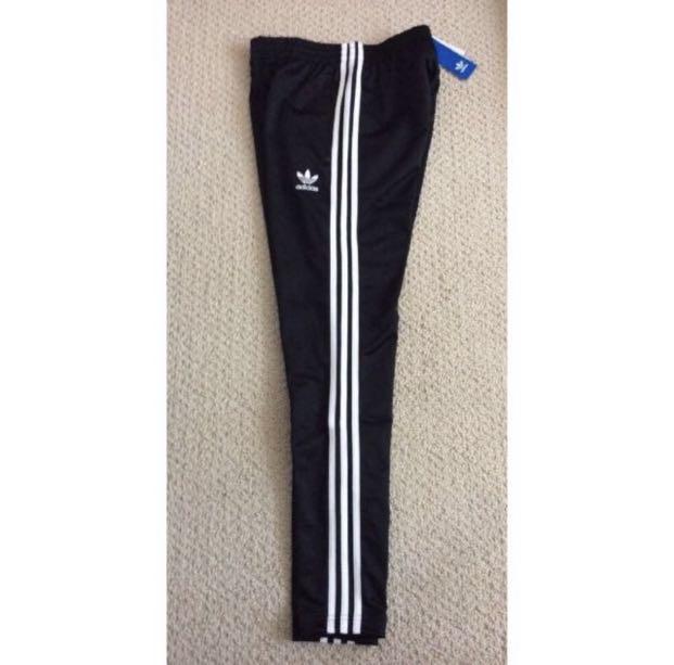 Mens adidas fitted track pants best sale