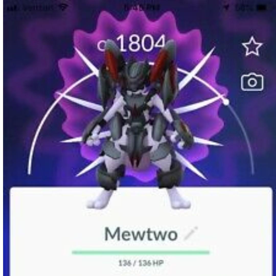 Pokemon Go) Armoured Mewtwo, Video Gaming, Gaming Accessories, Game Gift  Cards & Accounts on Carousell