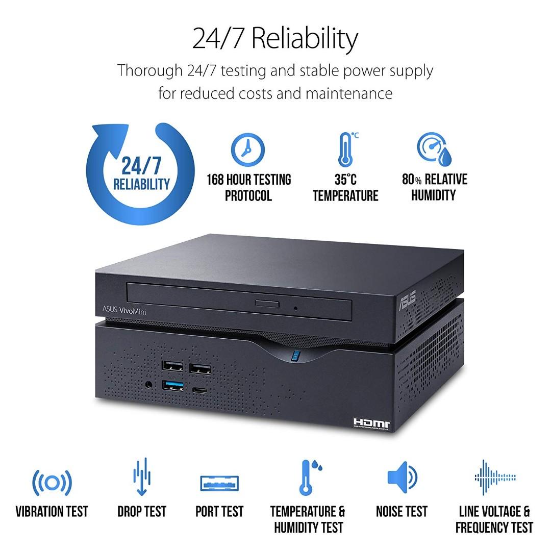 Asus Vivomini Pc Vc65 Cg7009zn Intel Core I7 8700t Intel Hd Graphics 16gb Ddr4 1tb 802 11ac Dvd Rw Wireless Keyb Mouse 3 Yrs Onsite Free Ntuc Voucher 100 Electronics Computers Desktops On Carousell