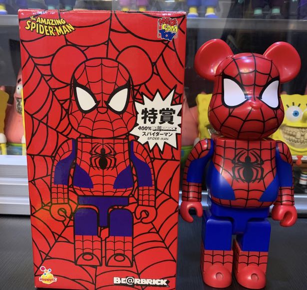 spider man bearbrick
