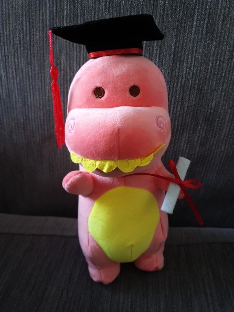 BN 25cm Special Purple dino dinosaur Trex graduation bear grad bear