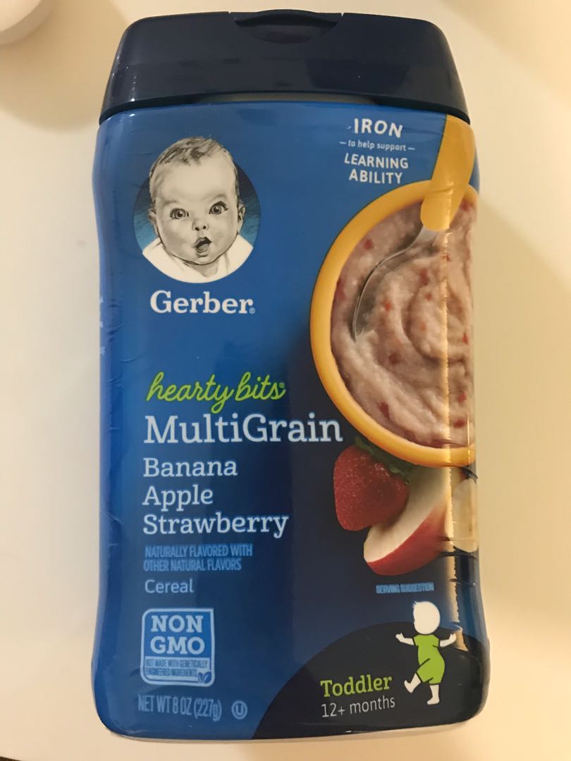 gerber multigrain banana apple strawberry