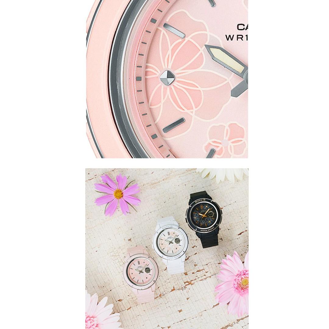 Casio Baby G BGA 150FL 4A BGA 150FL 4ADR Floral Patterns Standard Analog Digital Ladies Watch BGA 150FL 4 BGA 150FL BGA 150 Women s Fashion Watches Accessories Watches on Carousell