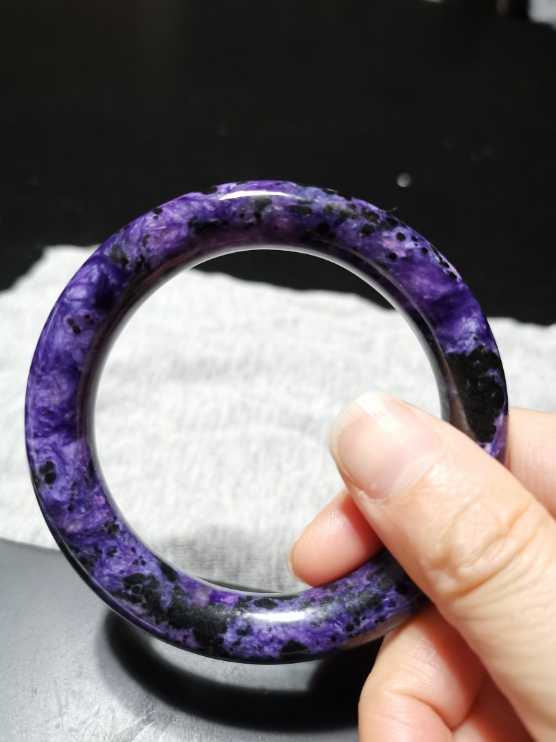 charoite bangle