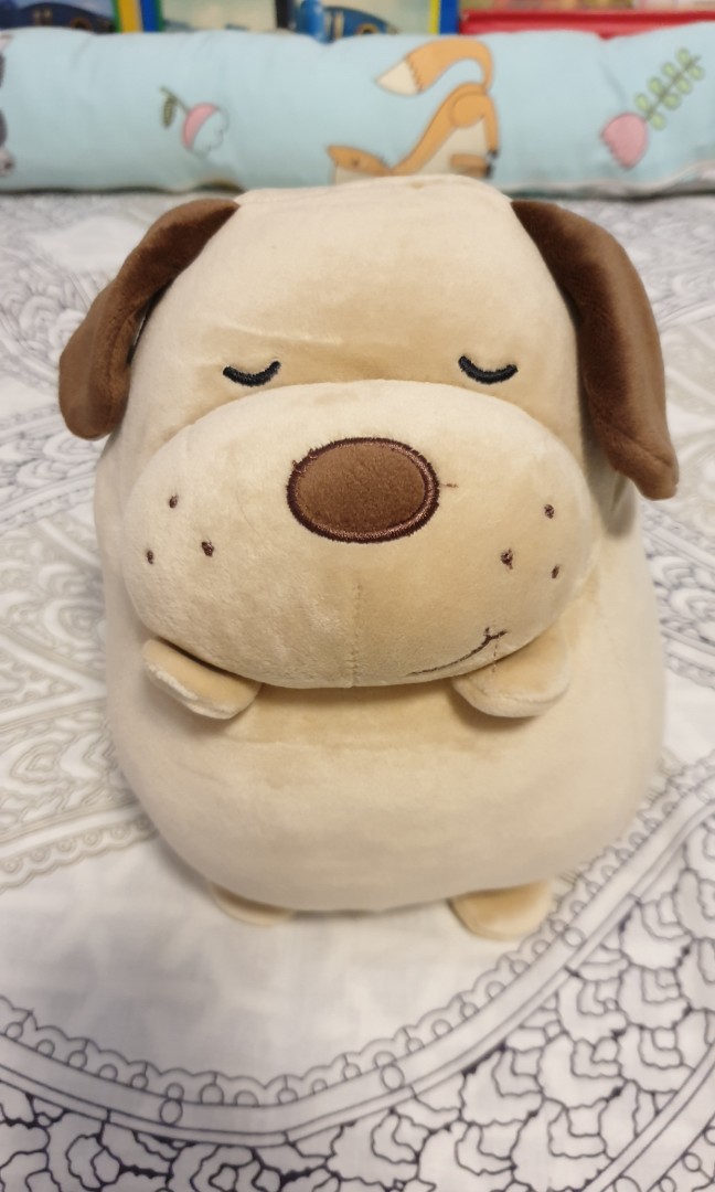 brown dog soft toy