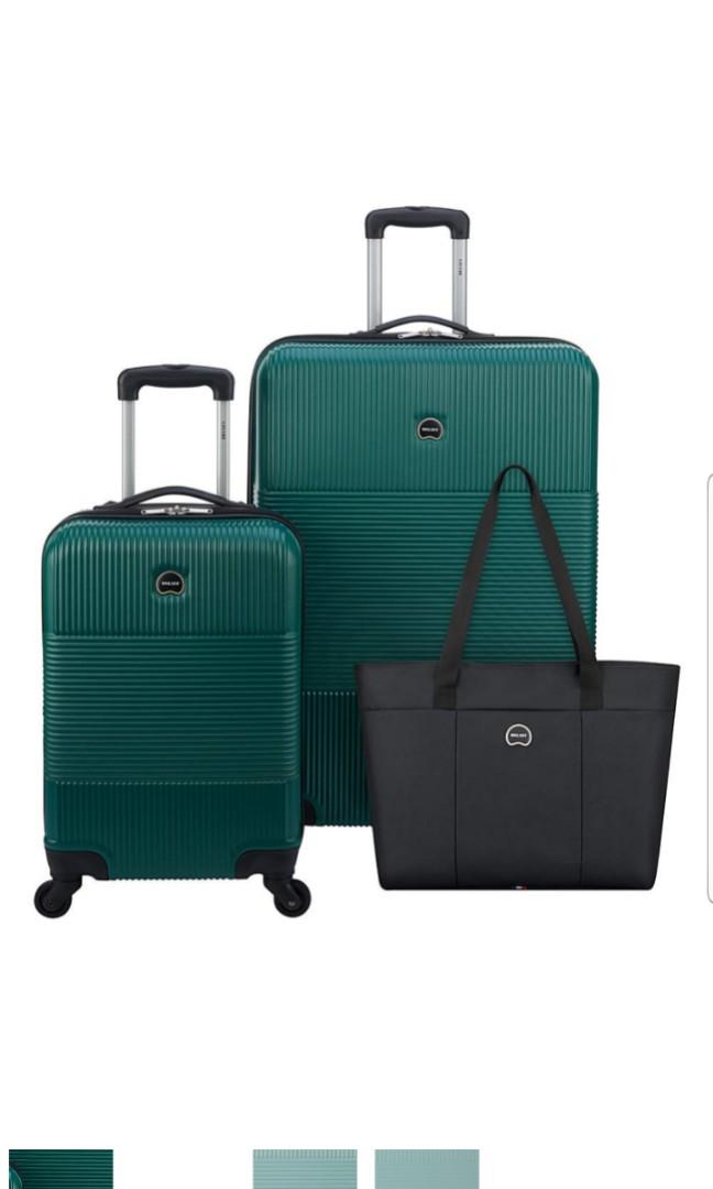 carry on and checked luggage set