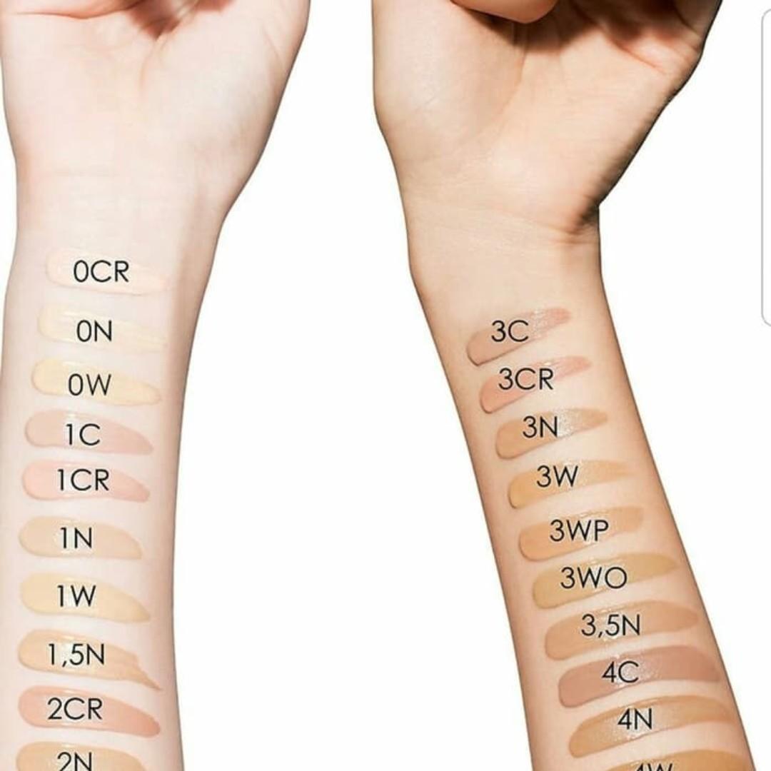 dior face body foundation swatches