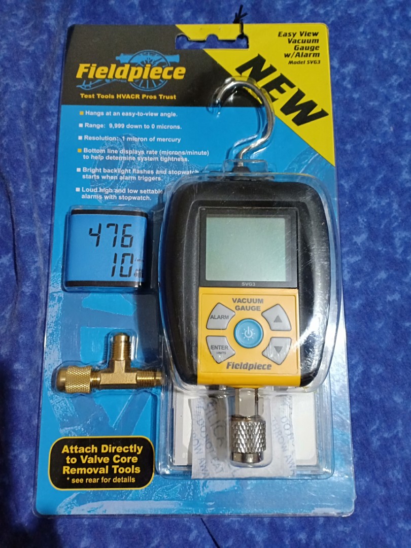 Fieldpiece Micron/ Vacuum Gauge, TV & Home Appliances, Air Conditioning