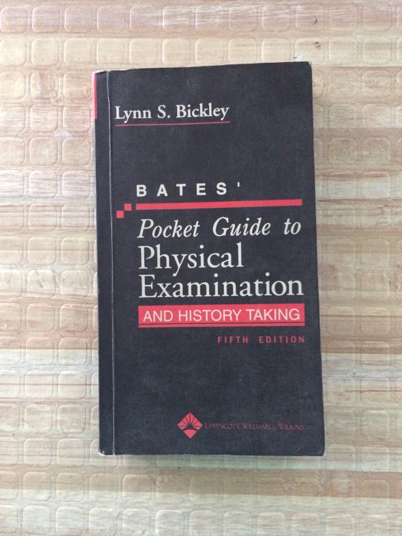 Free Shipping Bates Pocket Guide To Physical Examination Books
