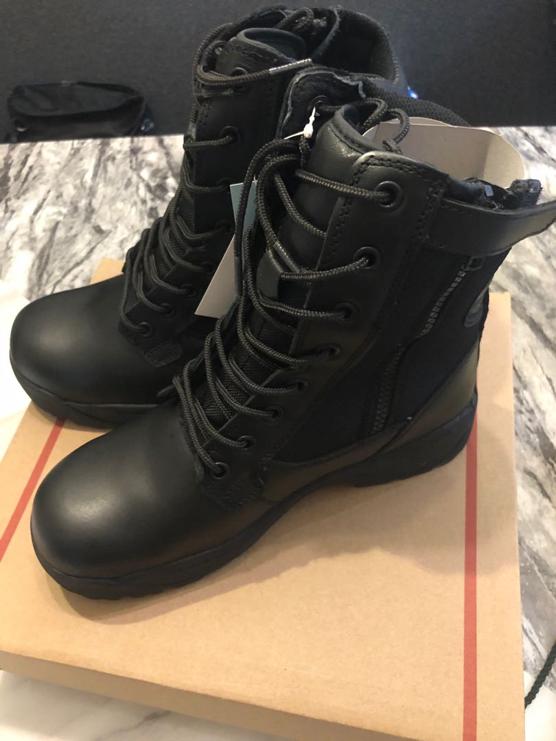 Frontier Safety Boots with zipper at side Men s Fashion Footwear Boots on Carousell