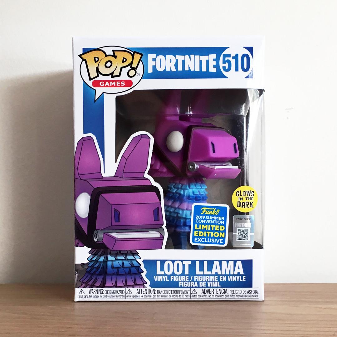 Funko POP Games: Fortnite - Loot Llama (Glow) - Summer Convention Exclusive  