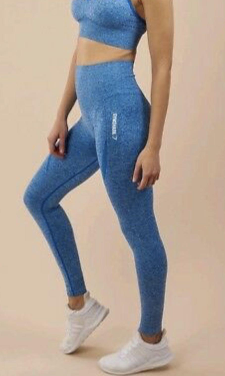 Gymshark blueberry top marl seamless