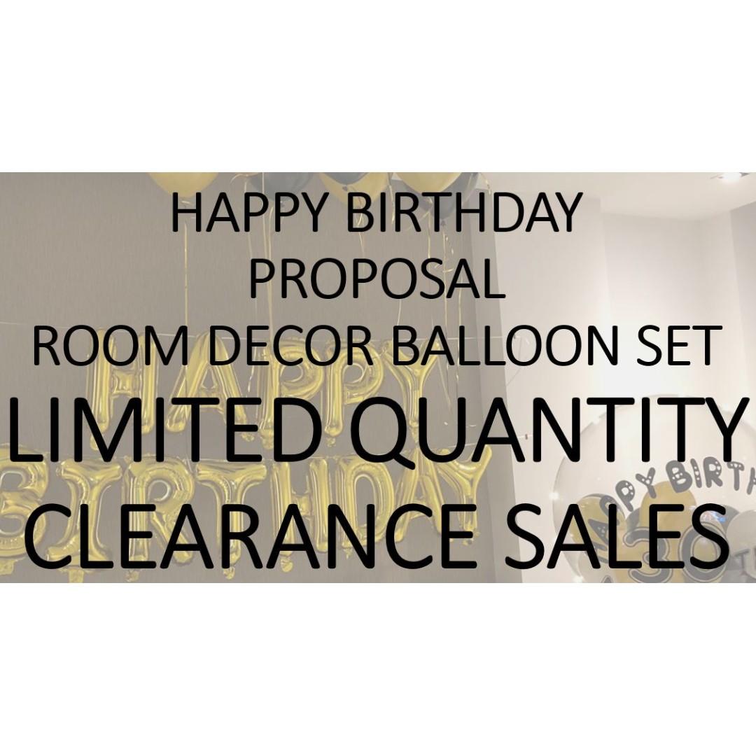 Happy Birthday Will You Marry Me Proposal Room Decor Balloon