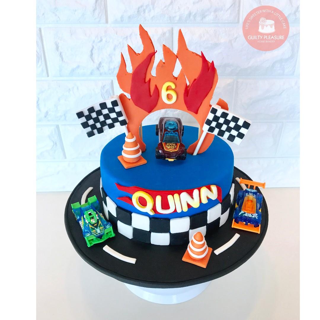 Hotwheels Birthday Cake Food Drinks Baked Goods On Carousell