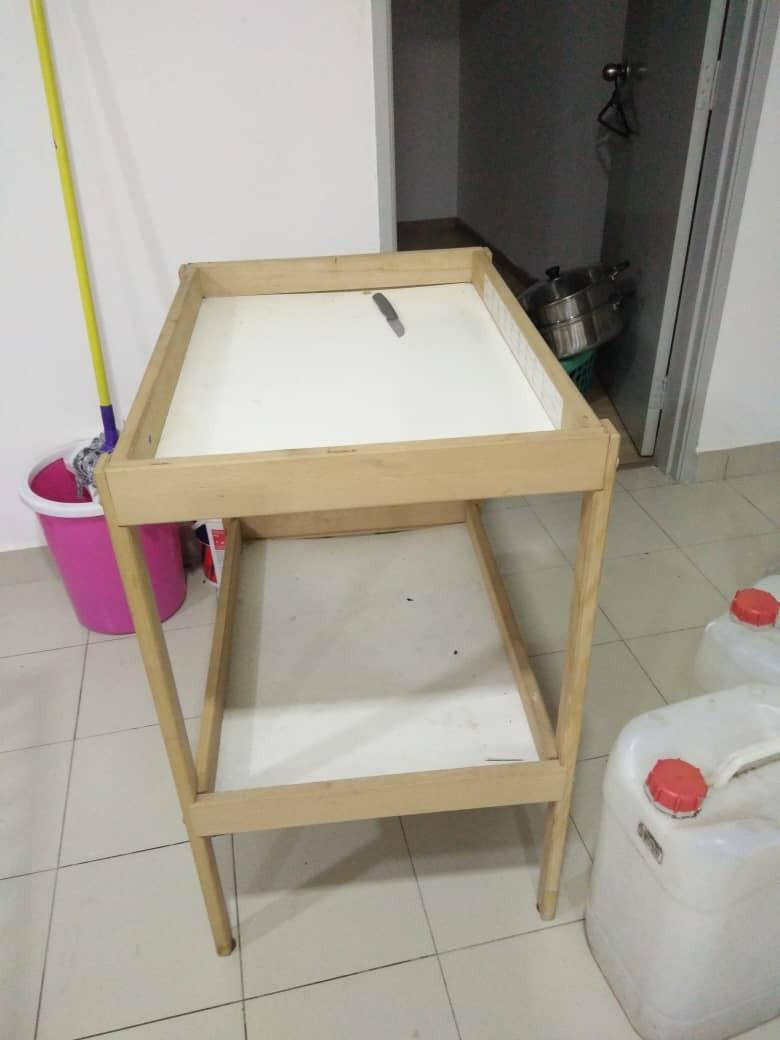 Ikea sniglar Baby Cot and changing table, Babies & Kids, Baby Nursery