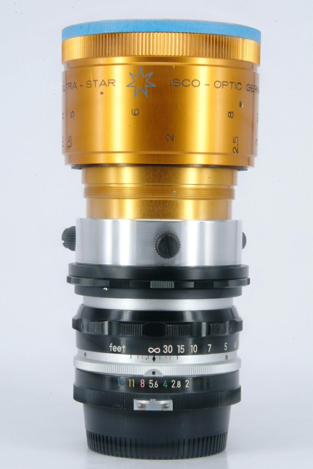 ISCO CINEMASCOPE ULTRASTAR ANAMORPHIC 2X ADAPTER LENS HEAD (MINT