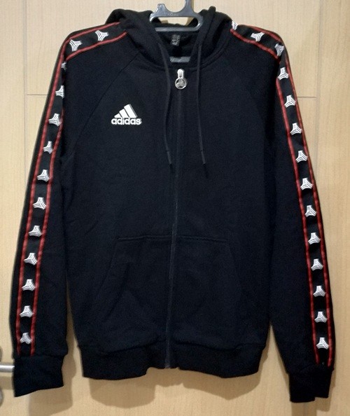 hoodie adidas hitam