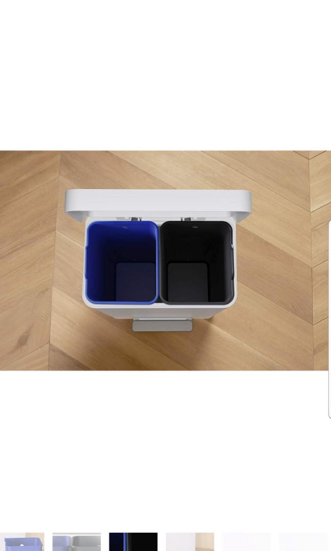 Kohler Dual Compartment Two Section Bins Recycling Recycle Step Trash