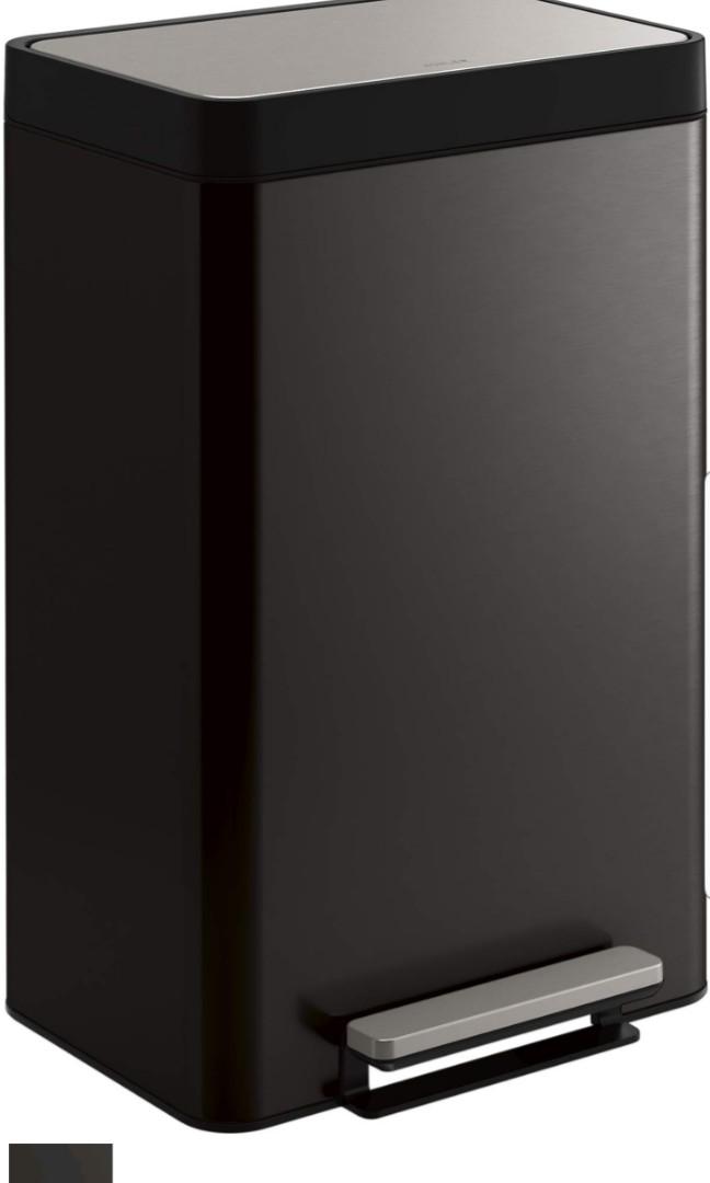 Kohler Dual Compartment Two Section Bins Recycling Recycle Step Trash