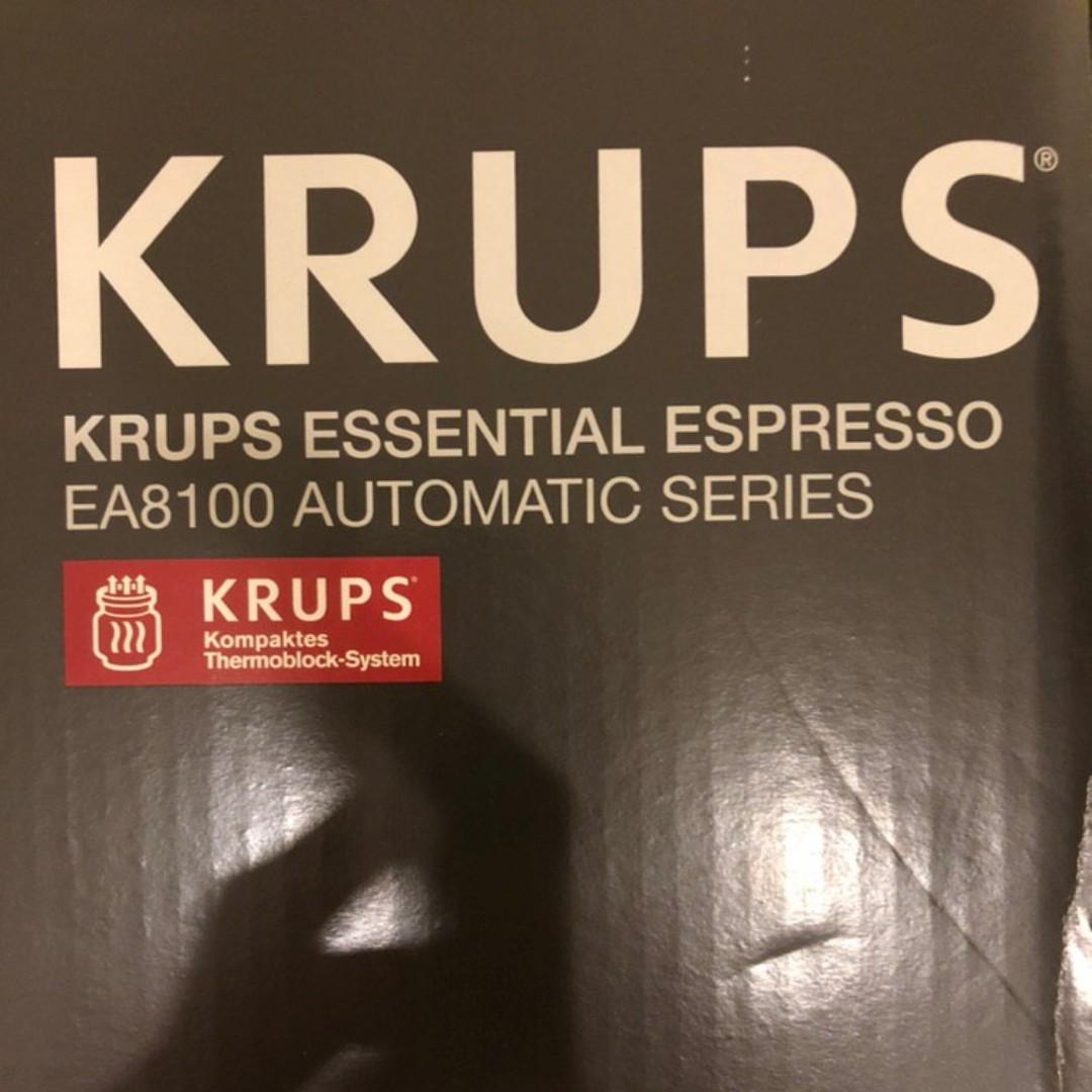 Krups Essential Espresso EA8100 Automatic Series, TV & Home Appliances