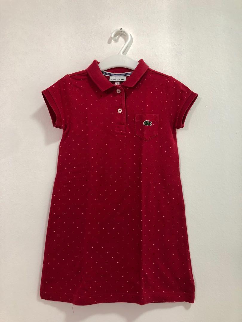 red lacoste dress