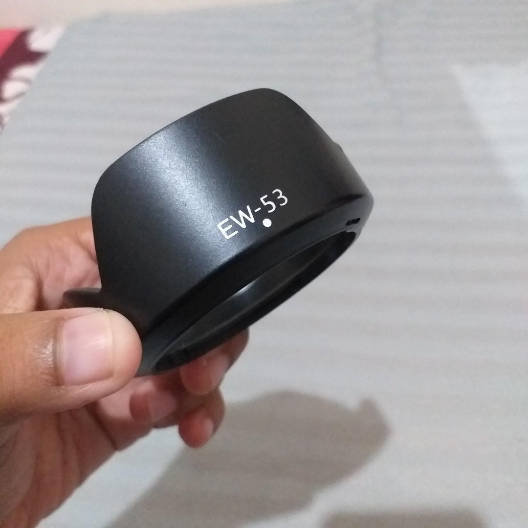 lens hood ew 53 canon mirrorless ef m 15 45 mm is stm lensa kit eos mseries m100 m10 m6 m5 m3 m2 m1