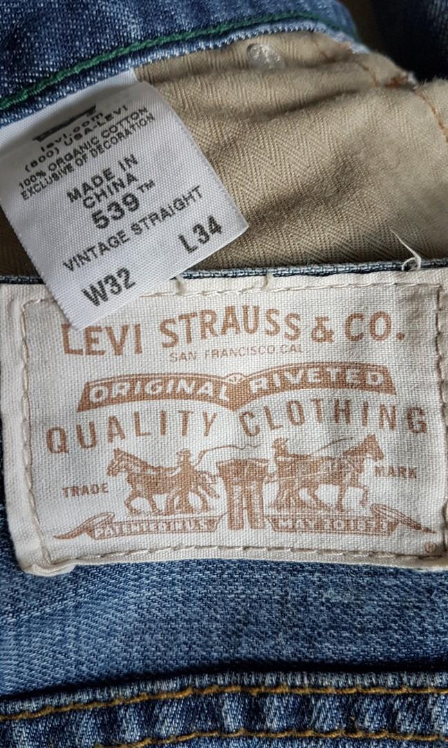levi's vintage straight 539 jeans