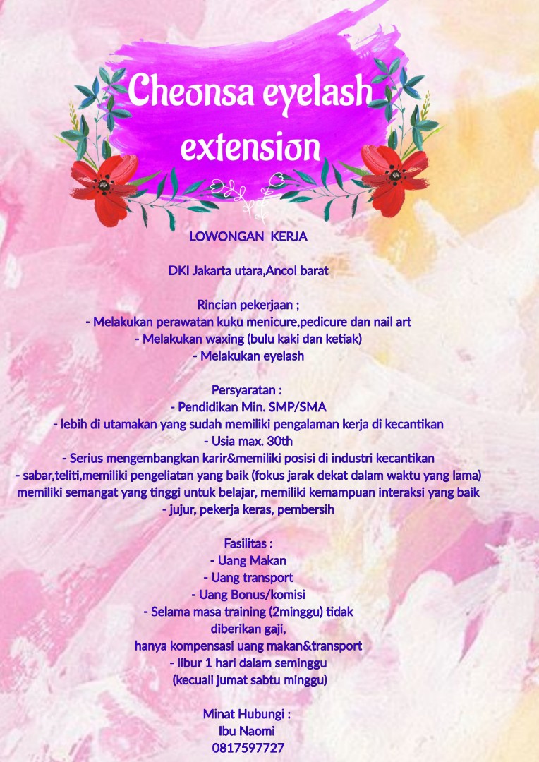 Lowongan Kerja Nail Art Beauty Pekerjaan Full Time Lainnya Di Carousell