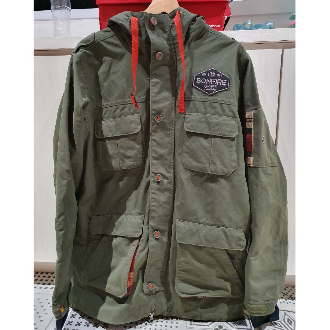 Bonfire utility snowboard jacket store