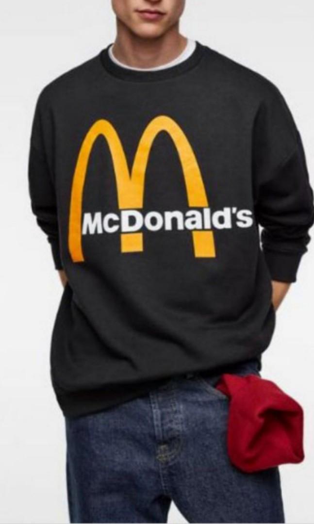 zara mcdonald's sweatshirt