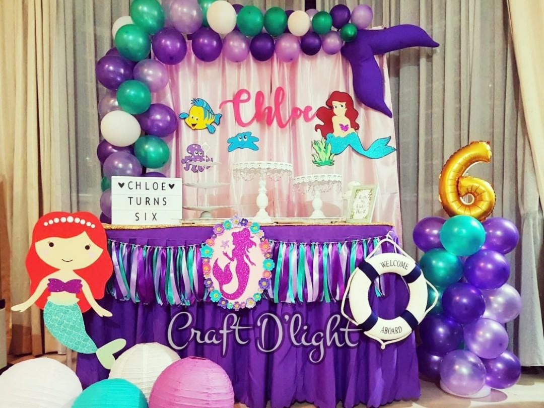 Mermaid Theme Party Decorations Lifestyle Services Event Party