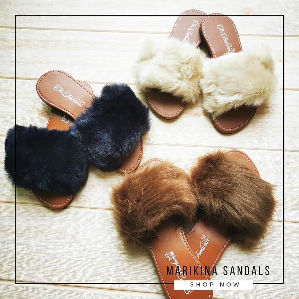 M G Flat Sandals Women S Fashion Shoes Flats Sandals On Carousell