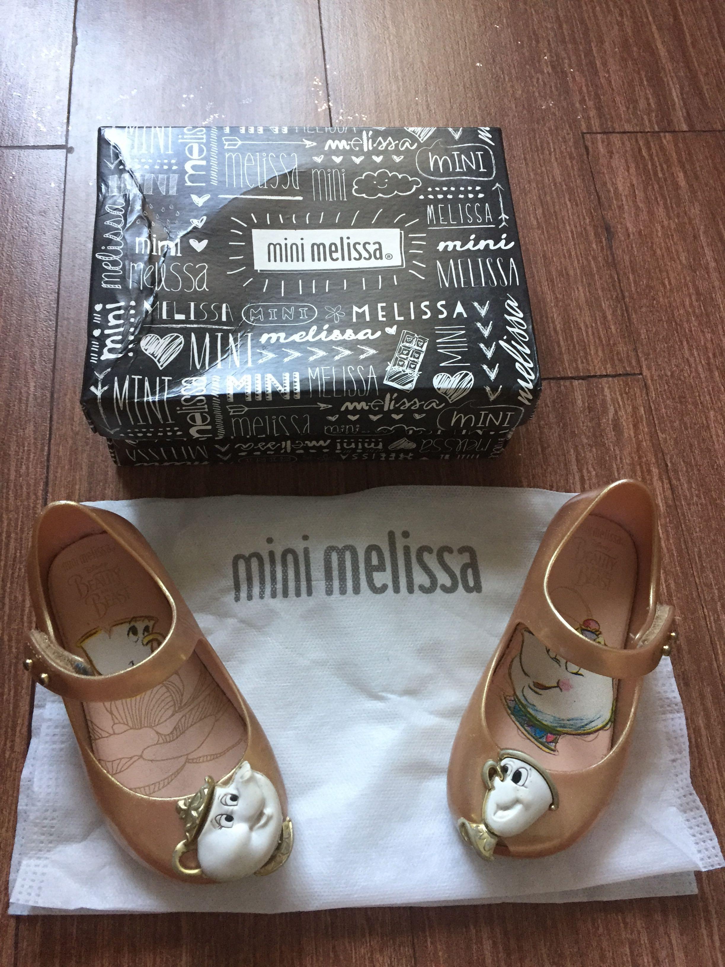 Mini Melissa Beauty And The Beast Rose Gold Bayi Anak Lainnya Di Carousell