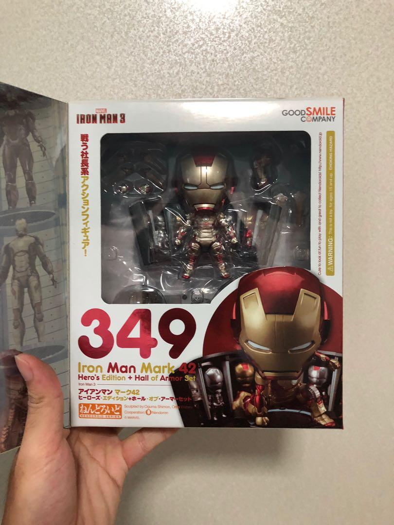 Nendoroid 349 Iron Man Mark 42 Hero's Edition Hall of Armor Set