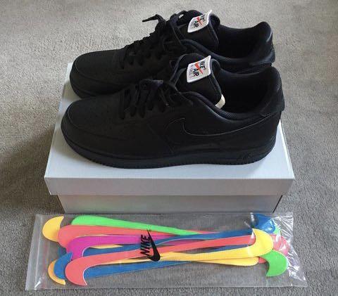 nike af1 swoosh pack black