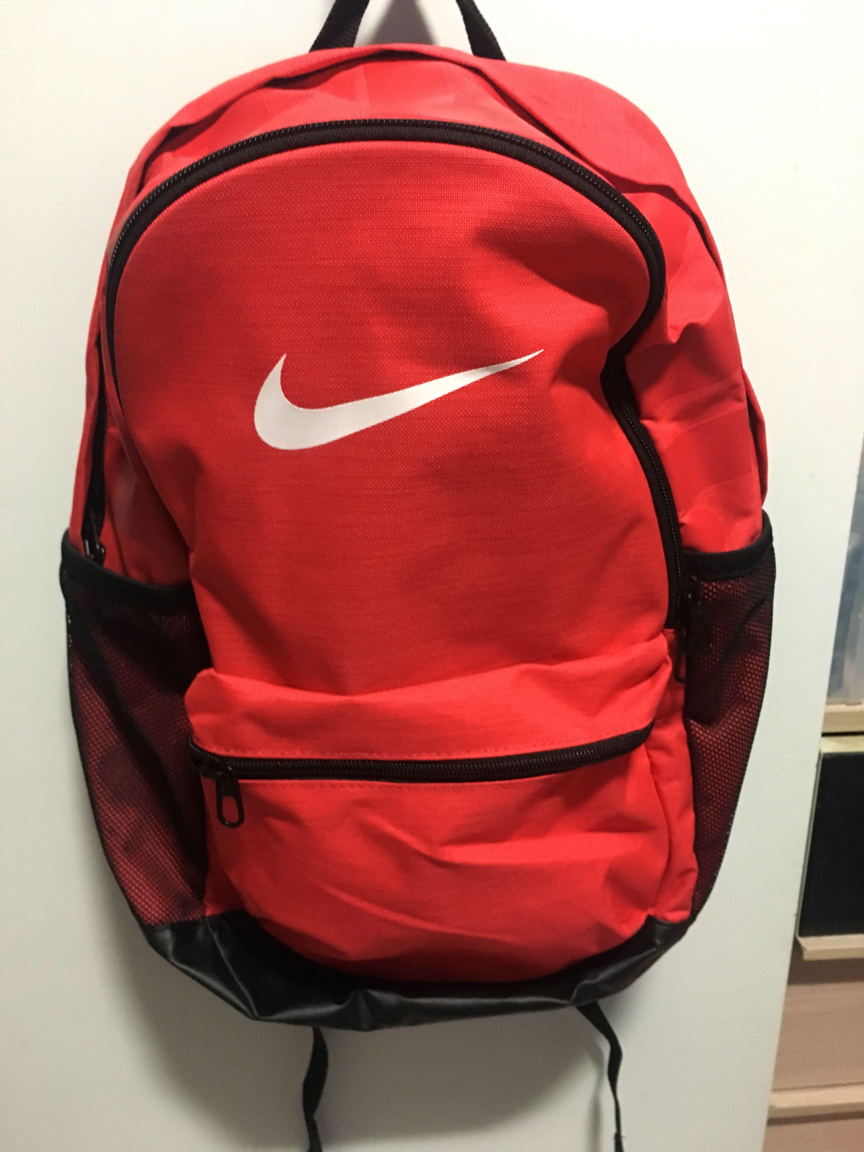 nike red bookbag