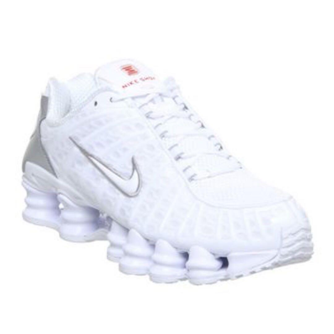 Nike Shox TL White, Silver \u0026 Max Orange 