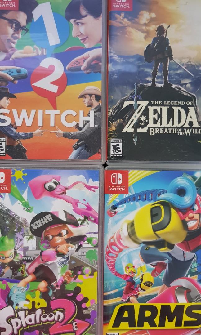 Nintendo Switch Games Arms 1 2 Switch And Splatoon2 Toys