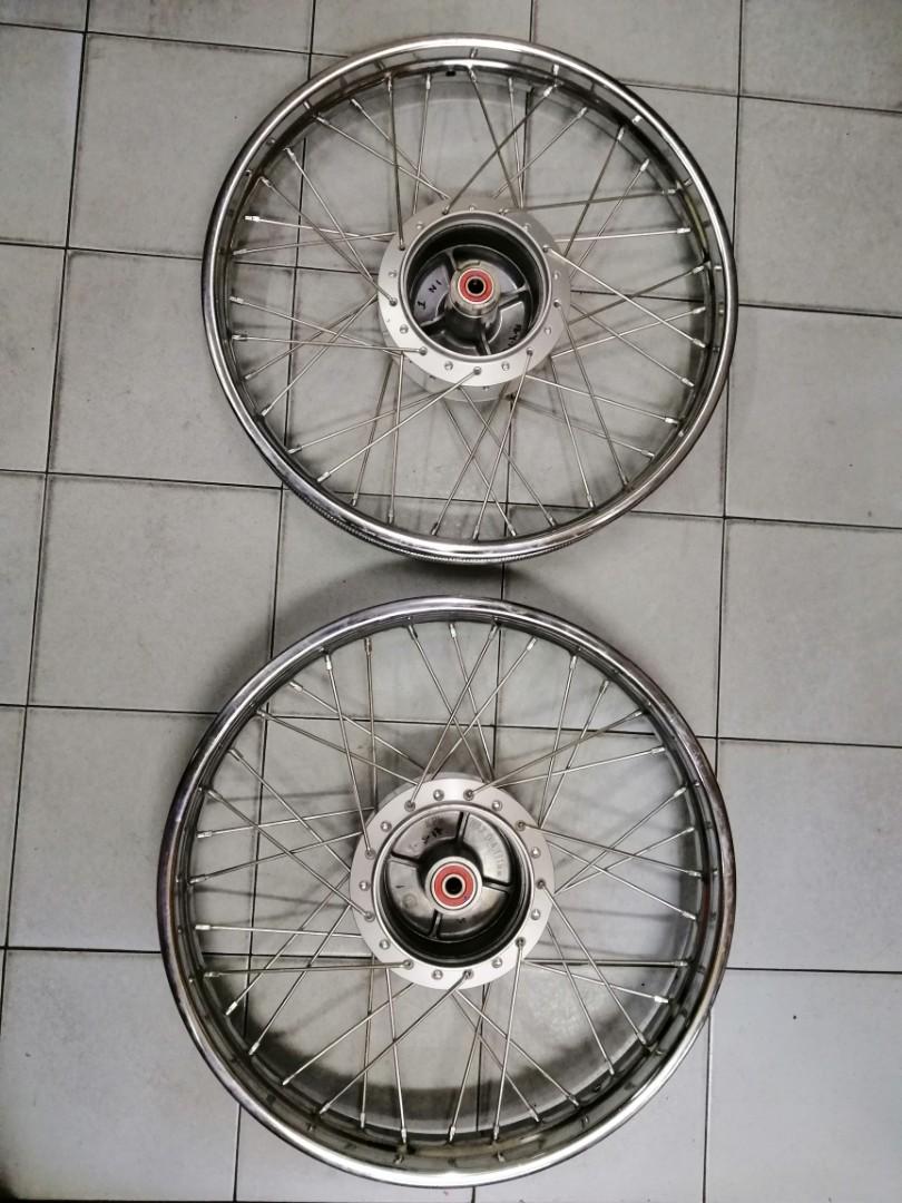 Normal Rim Set Original Honda EX5 Dream Wave 100 Auto Accessories