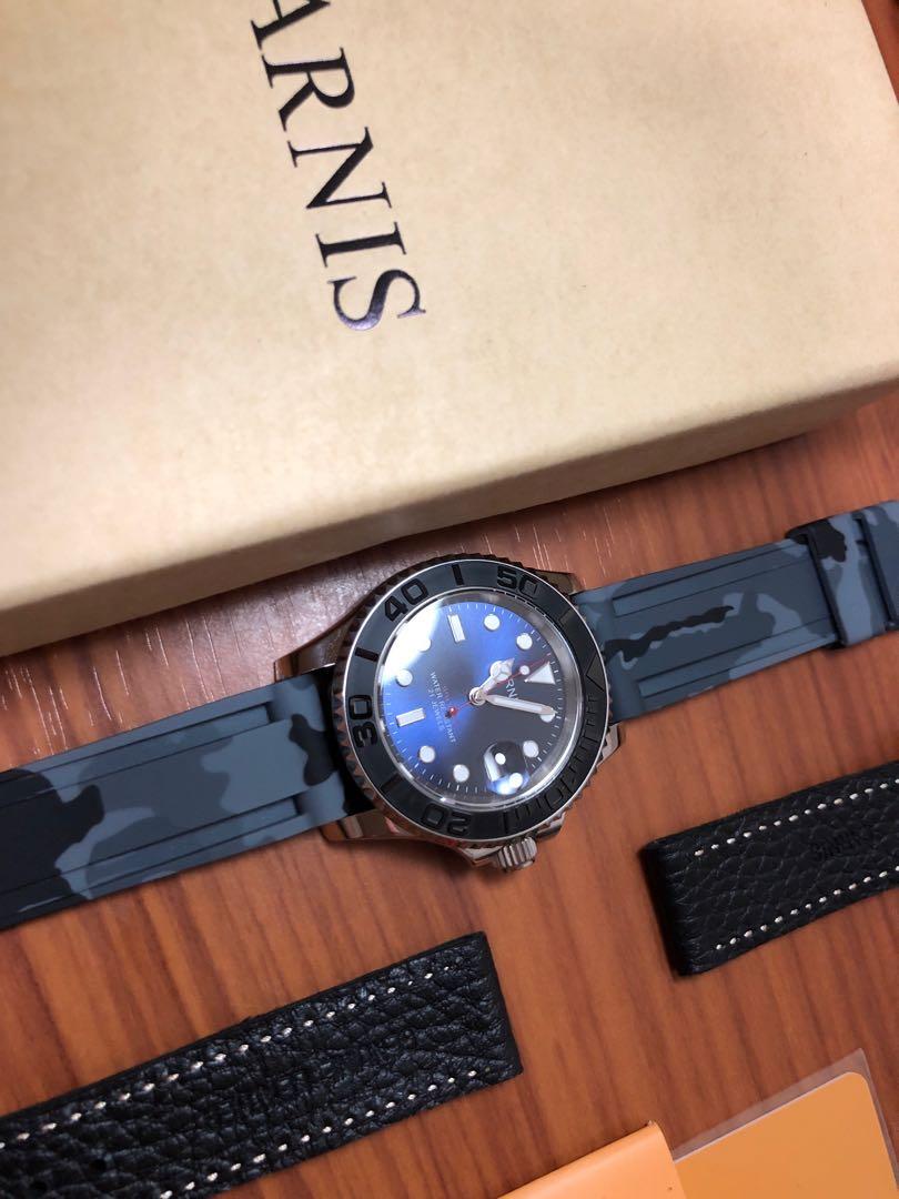 Original Parnis Yachtmaster Less then a month old. Ready stock dont have to wait Mobile Phones Gadgets Wearables Smart Watches on Carousell