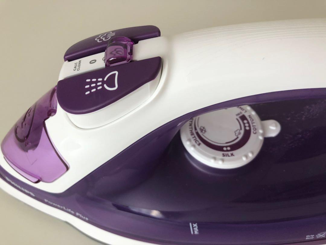 Philips PowerLife Plus SteamGlide Iron, Furniture & Home Living