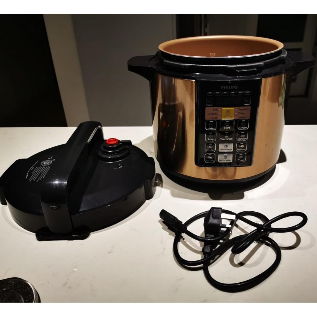 Philips Viva Collection Computerized electric pressure cooker TV Home Appliances Kitchen Appliances Cookers on Carousell