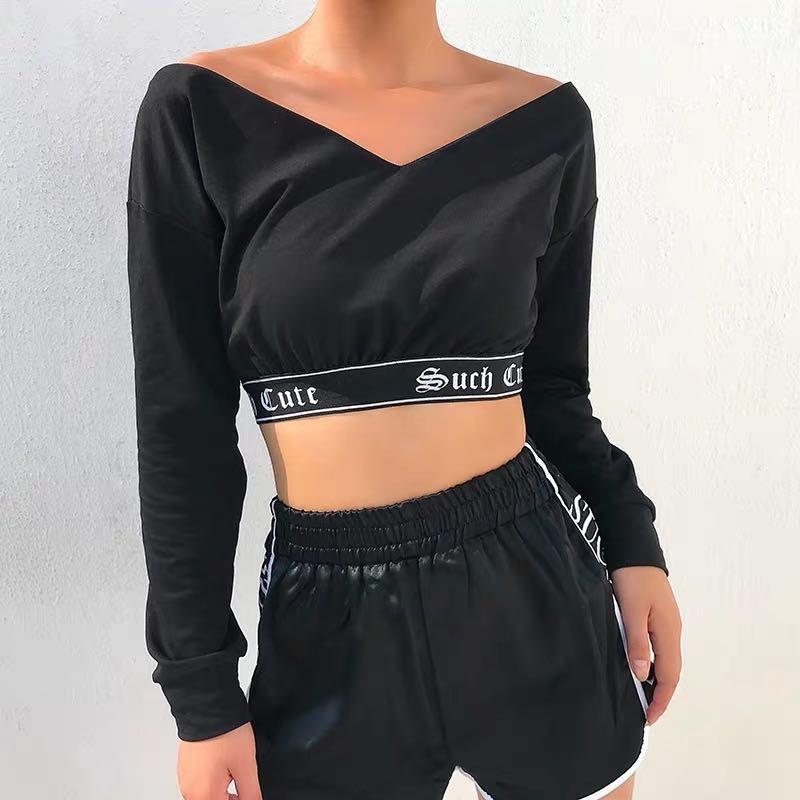 cute long crop tops