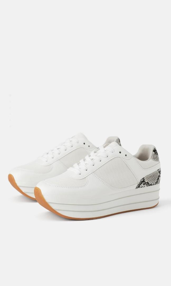 sneakers platform zara