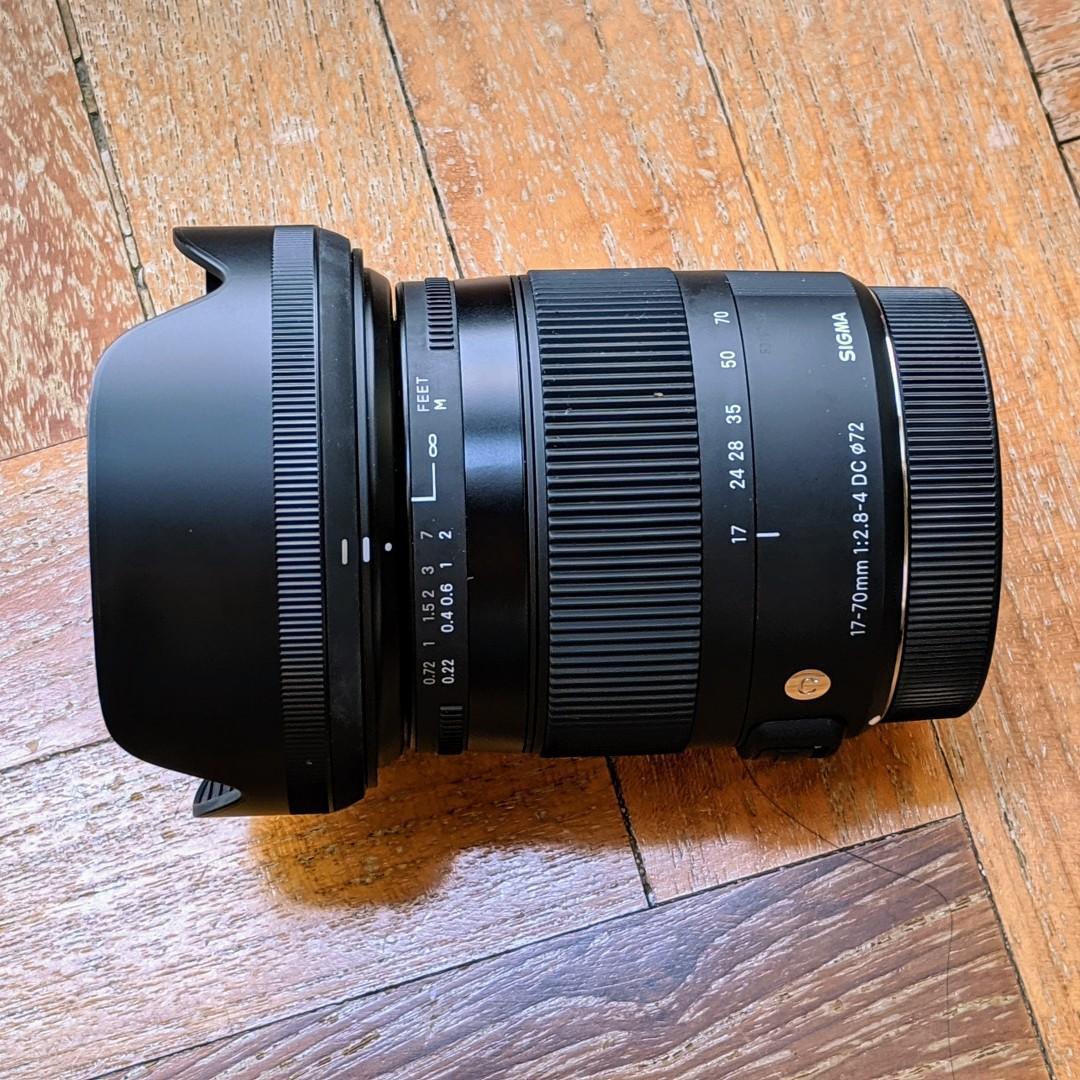 Sigma 17 70mm F 2 8 4 Dc Macro Os Hsm Contemporary Lens Canon Mount Photography Lenses On Carousell