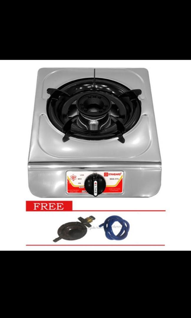 Standard Single Gas Stove With Regulator And Hose On Carousell