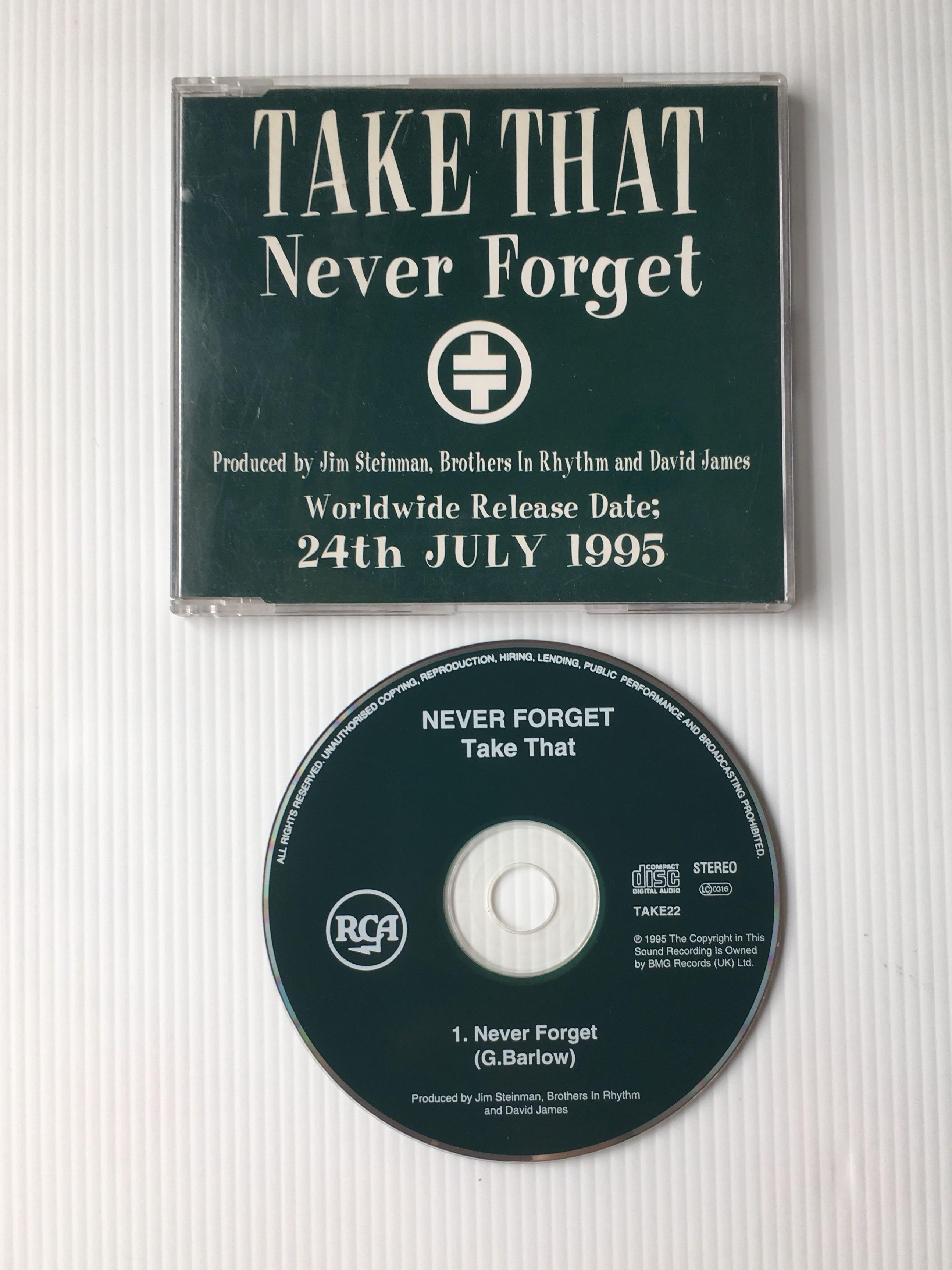 Take that never forget ep hobbies toys music media cds dvds