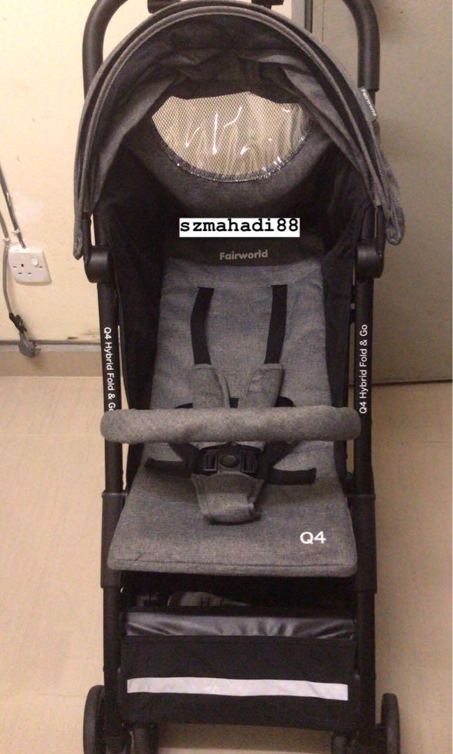Fairworld q4 hybrid fold & go stroller clearance