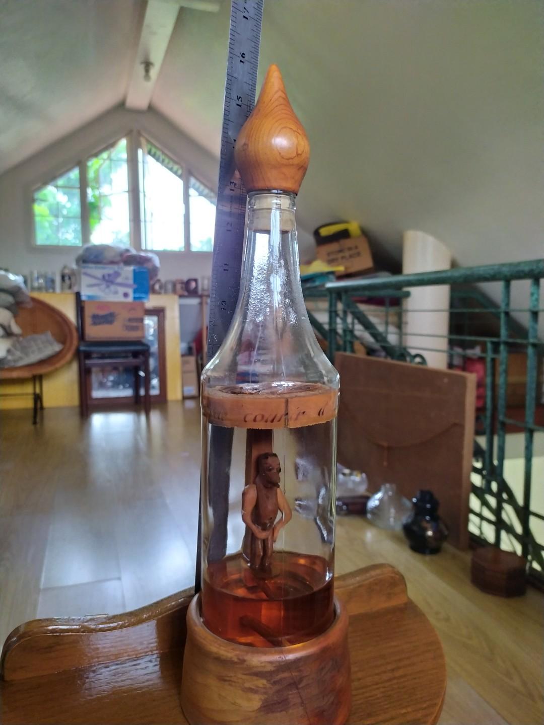 Vintage Beverage/Juice Dispenser (Category: Pitchers & Dispensers) located in Davao. Submitted by papa1919 (Listing ID 243157142, Image 1). Description: This could be used as a dispenser for any beverage or juice. And this would be fun to look at because everytime you pour out a drink, after pouring the miniature man inside the bottle would seem to be urinating the excess liquid..