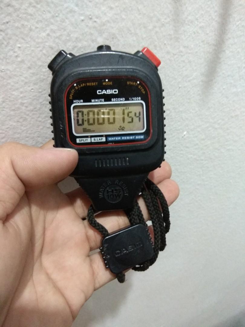 Vintage stopwatch casio, Sports Equipment, Sports & Games, Racket